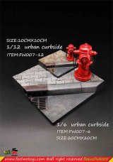 画像: FEELWOTOYS 1/6 1/12 街角 ロードサイド ジオラマ FW007-6 FW007-12 *お取り寄せ