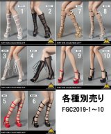 画像: Flirty Girl 1/6 女性 ファッション ブーツ ハイヒール 10種 FGC2019-1~10 *お取り寄せ
