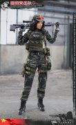 画像4: FLAGSET 1/6 中国人民武装警察部隊 雪豹突撃隊 女性 スナイパー アクションフィギュア FS-73021 *お取り寄せ
