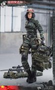 画像2: FLAGSET 1/6 中国人民武装警察部隊 雪豹突撃隊 女性 スナイパー アクションフィギュア FS-73021 *お取り寄せ