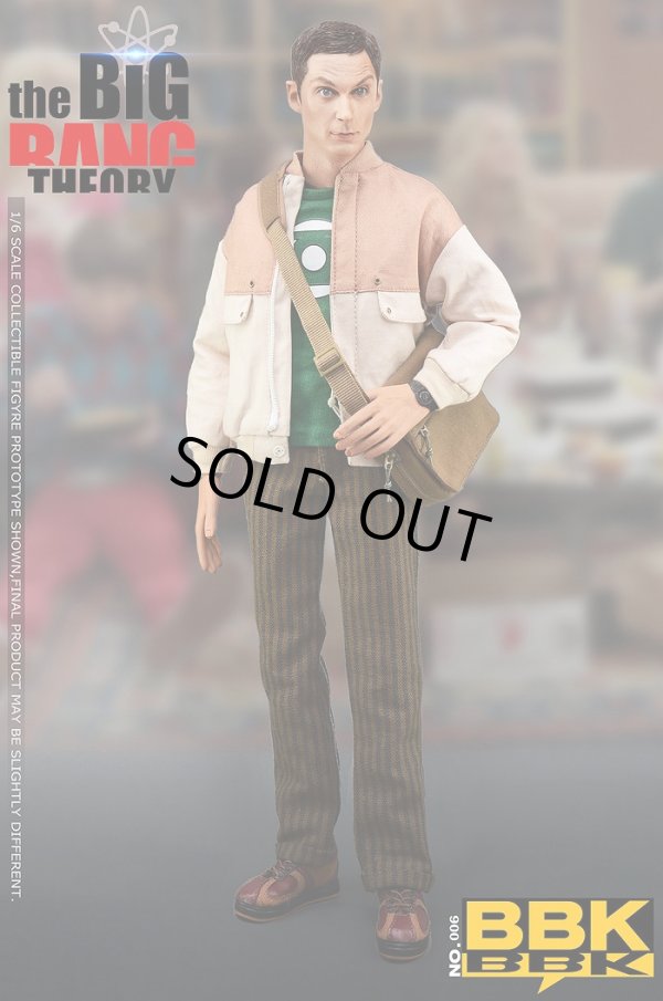 画像1: BBK 1/6 The Big Bang Theory シェルドン・クーバー ヘッド2個 アクションフィギュア BBK006 *予約