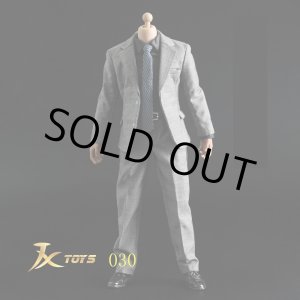 画像: JXTOYS 1/6 メンズ ダークグレー スーツ セット Dark grey suit JX030 *お取り寄せ