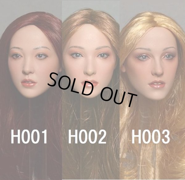 画像1: HOT STUFF 1/6 女性ヘッド H001 H002 H003 *お取り寄せ