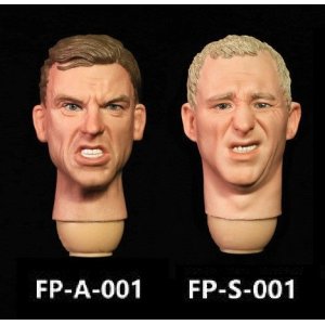 画像: Facepoolfigure 1/6 男性 表情 ヘッド （FP-A-001/ FP-S-001） *お取り寄せ