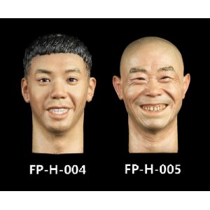 画像: Facepoolfigure 1/6 アジア男性 表情 ヘッド （FP-H-004 / FP-H-005） *お取り寄せ