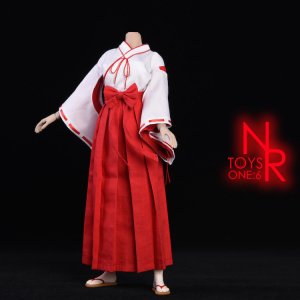 画像: NRTOYS 1/6 巫女服 コスチューム セット NR20 *お取り寄せ