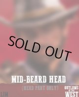 画像: LIMTOYS 1/6 THE GUNSLINGER  Mid-beard head sculpt ヘッド LIM008B  *お取り寄せ