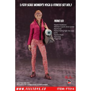 画像: FeelToys 1/6 フィメール ヨガ ＆ フィットネス セット FT014  *予約