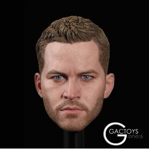 画像: GACTOYS 1/6 欧米男性ヘッド ポール・ウォーカー似 GC028 *お取り寄せ