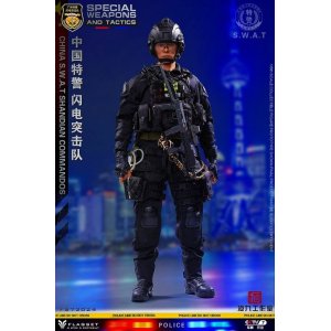 画像: FLAGSET 1/6 中国特警 閃電突撃隊 アクションフィギュア FS-73024 *お取り寄せ