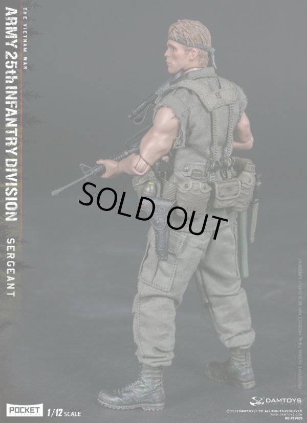 DAMTOYS 1/12 ARMY 25th Infantry Division Private SERGEANT