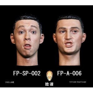 画像: FacepoolFigure 1/6 アジア男性 表情 ヘッド FP-SP-002 FP-A-006 *予約