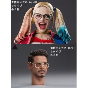 画像: JIADOLL 1/6 メガネ 眼鏡 Metal Glasses Hipster 女性用 男性用 *予約