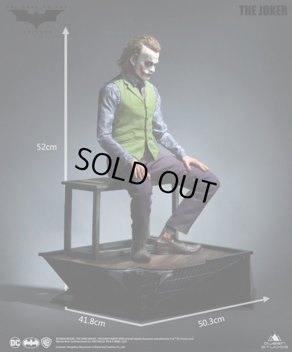 Queen Studios 1/3 ジョーカー Joker ダークナイト ヒース
