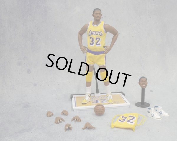 FigureCool 1/6 マジック・ジョンソン NBA レイカーズ 32 ヘッド