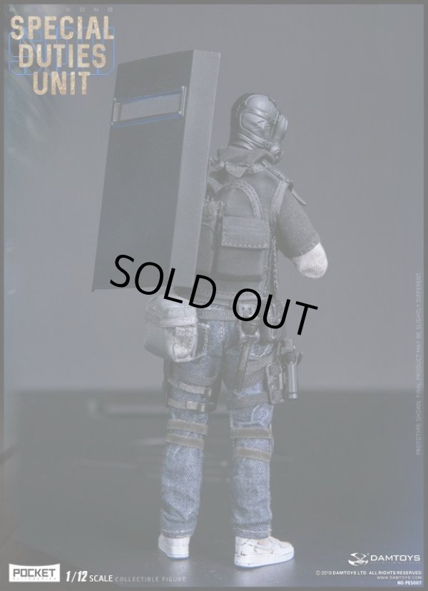 DAMTOYS 1/12 香港警察 SDU 特別任務連 飛虎隊 アクション