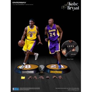 画像: ENTERBAY エンターベイ 1/6 NBA コービー・ブライアント アップグレード版 2体セット RM-1065 * 予約　