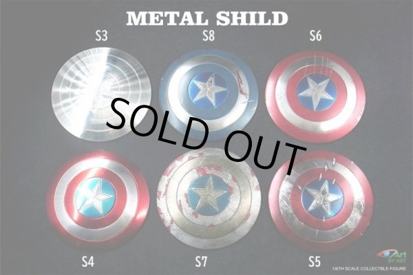 画像1: BY-ART 1/6 メタル シールド CAP Metal Shield 6種 BY-S3 BY-S4 BY-S5 BY-S6 BY-S7 BY-S8 *お取り寄せ
