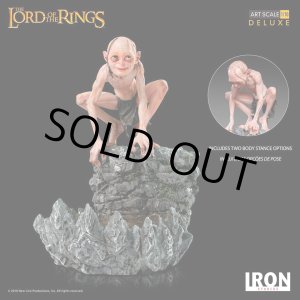 画像: Iron Studios ロードオブザリング ゴラム 1/10 デラックス アートスケール スタチュー WBLOR28120-10 *予約