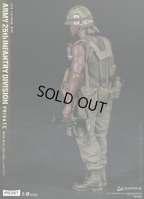 DAMTOYS 1/12 ARMY 25th Infantry Division PRIVATE M79 Grenade DAMTOYS 1/12 ARMY 25th Infantry Division PRIVATE M79 Grenade