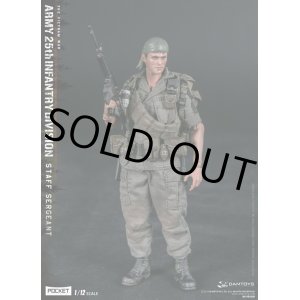 画像: DAMTOYS 1/12 ARMY 25th Infantry Division STAFF SERGEANT プラトーン バーンズ アクションフィギュア PES006 *お取り寄せ