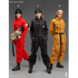 画像:  VERYCOOL 1/6 VCL-1004 女性 ワークウェア 作業服 セット female work-wear set *お取り寄せ