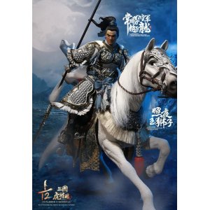 画像: Inflames Toys 1/12 三国虎将魂シリーズ  趙子龍 （趙雲） with 照夜玉獅子 ＆ 戦旗 フルセット アクションフィギュア IFT-051 *お取り寄せ