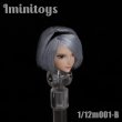 画像7: Iminitoys  1/12  M001 ガール ヘッド 4種 　*お取り寄せ