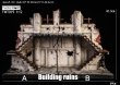 画像1: TWTOYS 1/12 フィギュア用 TW1924 戦場廃墟 ジオラマ 2種 Buildings Ruins *予約