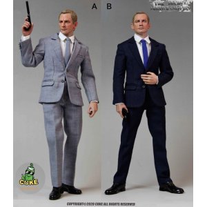 画像: CUKE TOYS 1/6 MA-009 シークレットサービス メンズ スーツ ＆ コート セット 2種 *お取り寄せ