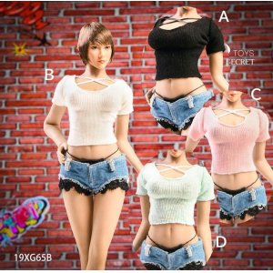 画像: VSToys 1/6 19XG65 Summer Hot Pants ホットパンツ セット 4種 女性フィギュア用 TBLeague *お取り寄せ