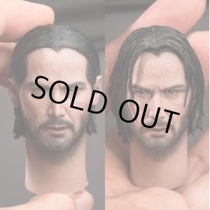 画像: Soosootoys 1/6 John Wick キアヌ ヘッド マグネット 差し替えウィッグ ヘアパーツ付き SSH-002 *予約