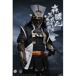 画像: POPTOYS 1/6 勝元 ラストサムライ 黒糸威段替胴具足 甲冑 ≪デラックス版≫ アクションフィギュア EX030B *お取り寄せ