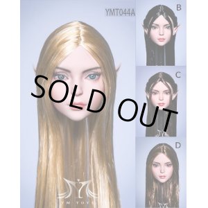 画像: YMTOYS 1/6 YMT044 女性ヘッド エルフ 2.0  耳パーツ付き 4種 *お取り寄せ