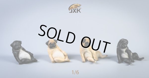 パグ358 JxK Studio 1/6 パグ 犬 with ソファ 4種 JXK038 *お取り寄せ