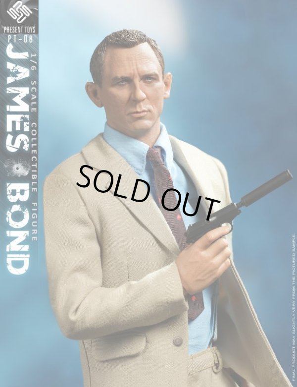 ▼▼PRESENT TOYS アクションフィギュア 007 JAMES BOND ジェームズボンド  PT-SP08 ▽▽ PRESENT TOYS アクションフィギュア 007 JAMES BOND