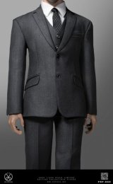 画像: POPTOYS 1/6 X34 男性 メンズ ロングコート ”ベン” スーツ セット BD001 再生産 *予約