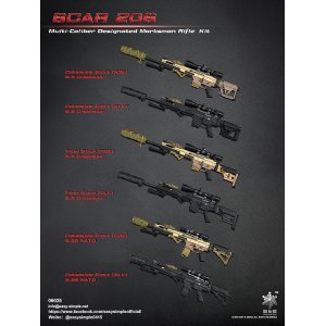 画像: Easy & Simple 1/6 06025 SCAR 20S Multi Caliber DMR Kit  6種 *お取り寄せ