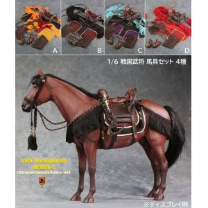 画像: Mr.Z 1/6 戦国時代 武将 馬具 （鞍 鐙 轡など）セット 4種 *予約