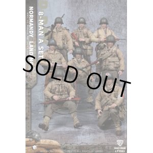 画像: CrazyFigure 1/12 WWII U.S.アーミー D-Day レンジャー大隊 ノルマンディー上陸作戦 アクションフィギュア 8体セット ≪デラックス版≫ LTY001 *予約