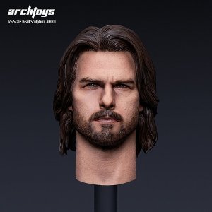 画像: ARCHTOYS 1/6 Last Samurai Captain Nathan ラストサムライ トム ヘッド AH001 *お取り寄せ