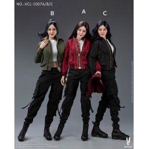 画像: VERYCOOL 1/6 女性ファッション ミリタリー ジャケット & カーゴパンツ セット 3種 VCL-1007 *お取り寄せ