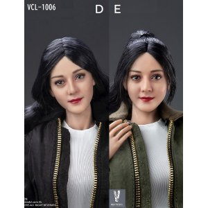 画像: VERYCOOL 1/6 アジア美人女性ヘッド 2種 VCL-1006 D/E *お取り寄せ