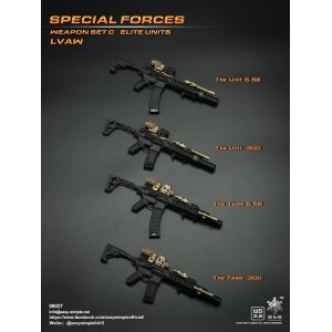 画像: Easy & Simple 1/6 Special Forces Weapon Set C Elite Units LVAW 4種 06027 *お取り寄せ