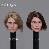 画像: Ziltoys 1/6 欧米女性ヘッド ジル 2種 Z001A Z002B *予約 