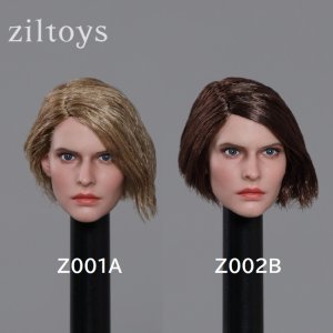 画像: Ziltoys 1/6 欧米女性ヘッド ジル 2種 Z001A Z002B *予約 