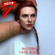 画像2: TTTOYS 1/6 欧米女性ヘッド Black Widow T2085 *予約