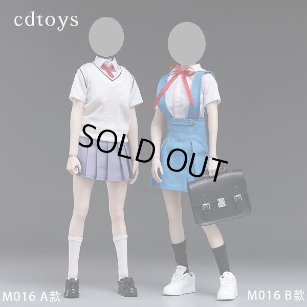 画像2: CDToys 1/6 ハイスクール ガール ユニフォーム / 制服 福音書 ガール 衣装セット 2種 M016 *お取り寄せ