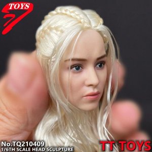 画像: TTTOYS 1/6 ドラゴンマザー ダニー ヘッド Iron Thrones デナーリス TQ210409 *予約