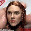 画像15: TTTOYS 1/6 欧米女性ヘッド Black Widow ヘア カラーバリエーション 4種 TQ201523 *予約